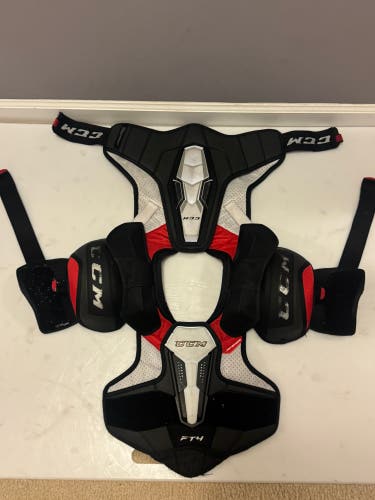 Junior Large CCM JetSpeed FT4 Pro Shoulder Pads (Used)
