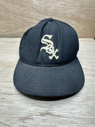VTG Chicago White Sox Fitted Cap Mens 7 New Era Diamond Collection USA