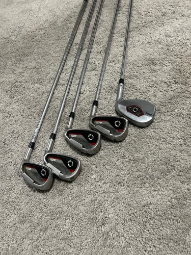 Men's Wilson SGI TALL / LONG Right Handed Iron Set Uniflex Steel Shaft (Used)