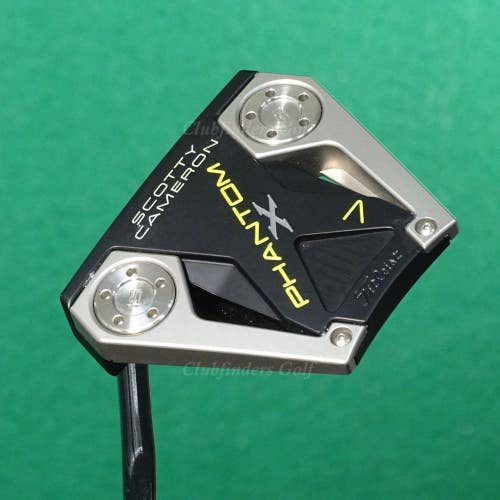 LH Scotty Cameron 2021 Phantom X 7 34" Single-Bend Putter Golf Club w/HC