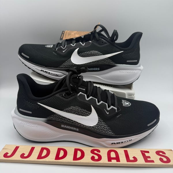 Nike Air Zoom Pegasus 41 NFL Las Vegas Raiders Shoes FZ5073-001 Men’s Sz 9.5  New