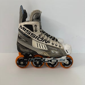 Used Mission Inhaler AC4 Inline Skates Size 8.5 D