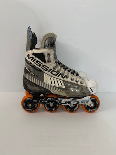 Used Mission Inhaler AC4 Inline Skates Size 8.5 D