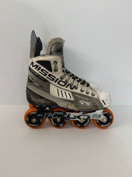Used Mission Inhaler AC4 Inline Skates Size 8.5 D