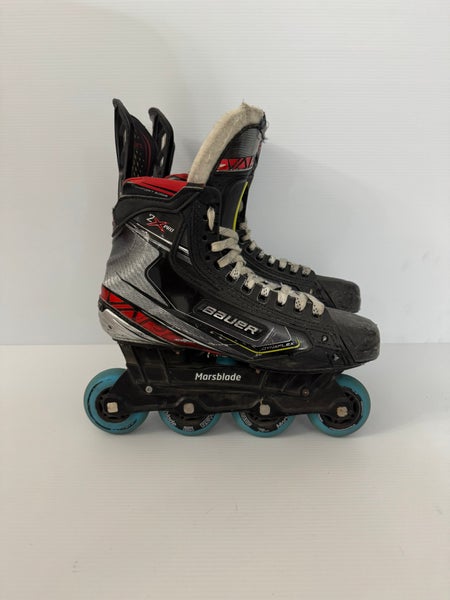 Used Bauer Vapor 2X Pro Inline Skates Size 7 Fit 2 *With Marsblades*