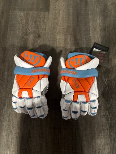 Warrior EVO QX Lacrosse Gloves Medium (New)