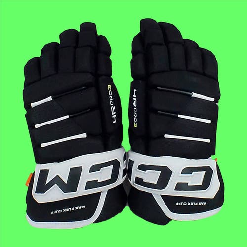 New CCM HG4RP3 Gloves 14" Pro Roll 3 Black/White