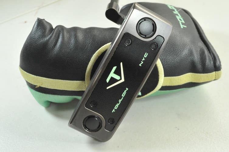 Toulon 2024 New York City First Run 33" Putter RH Steel with Head Cover # 191013