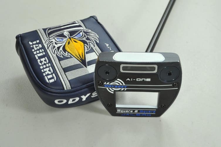 Odyssey Ai-ONE Square 2 Square Jailbird 35" Putter Right with Cover 198529