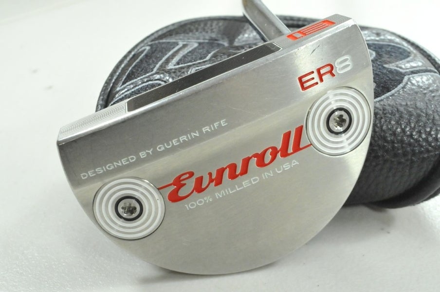Evnroll Neo Classic ER8 Satin Stainless 34" Putter RH Steel with Cover # 192347