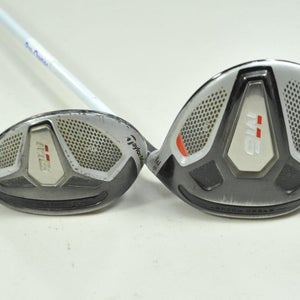 TaylorMade M6 3-16.5* Fairway Wood and 4-22* Hybrid Set Senior Flex RH # 193681