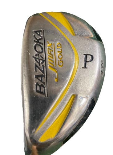 Tour Edge Bazooka JMAX Gold P Hybrid 45* LH 74g Regular Graphite 35.5" New Grip