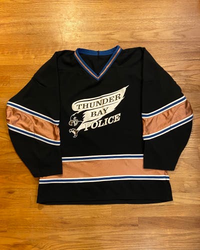 Vintage Thunder Bay screaming Eagle Police jersey
