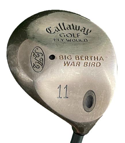 Callaway Big Bertha War Bird 11 Wood Ely Would 27* RH Gems Ladies Graphite HC
