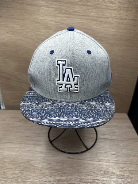 LA SnapBack Hat Gray Blue Los Angeles 59Fifty One Size