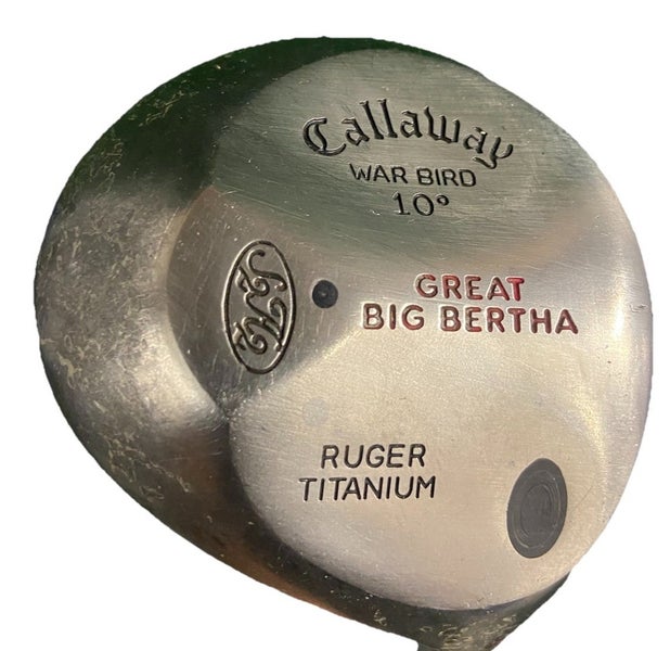 Callaway Great Big Bertha War Bird Ruger Ti Driver 10* RH Regular Graphite 44.5"