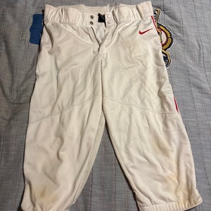 White Men's Adult Medium Nike Game Pants (Used)