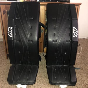 Black New Senior 34" Brian's NetZero Goalie Leg Pads - Only $179 on gobauer.store
