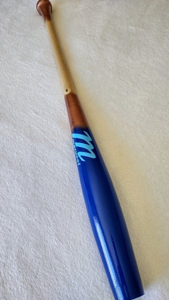 NEW Marucci Torpedo 33"/31.5oz Maple Wood Baseball Bat Blem Blue/Rose Gold/Natural