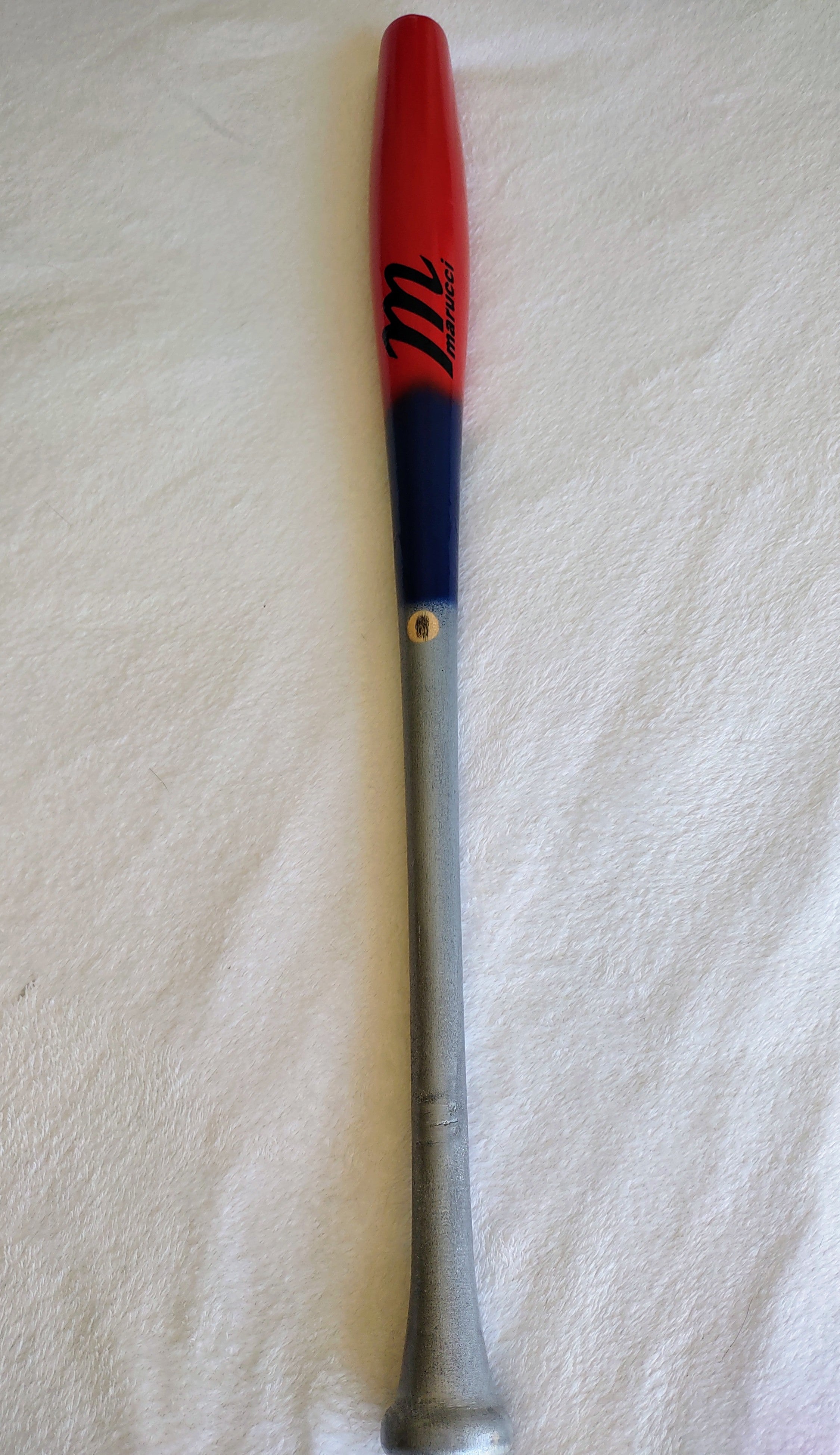 Batte De Baseball Marucci Torpedo 2025 – 34/32 Oz – Bois D'érable – Rouge/Marine/Argent – NEUF