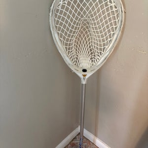 Lacrosse goalie stick white - DEEP POCKET