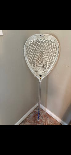 Lacrosse goalie stick white - DEEP POCKET