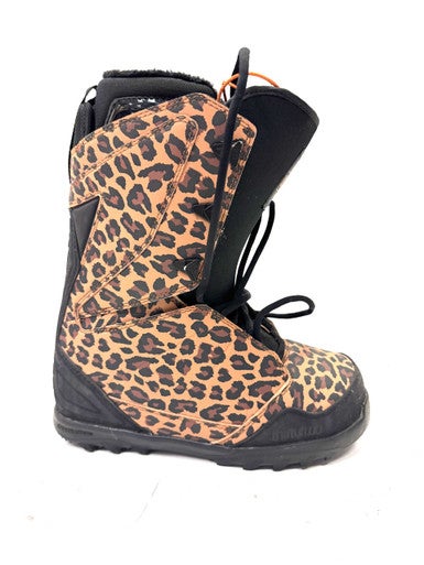 Used Vans INTUTION Womens Snowboard Boots Black Senior 9 11860-S000294578