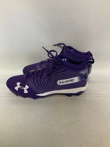 Used Under Armour NITRO Adult FB Cleats Purple Senior 12 11823-S000032922