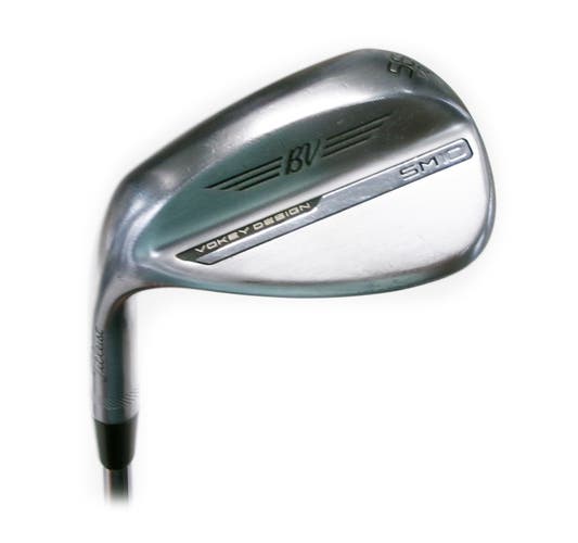 LH Titleist Vokey Design SM10 56*/12* D Grind Lob Wedge Steel Wedge Flex