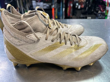 Used Adidas Adult FB Cleats White Senior 10 11868-S000064115