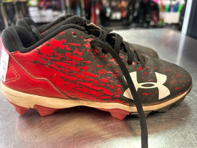 Used Under Armour CLEAT BB/SB Cleats Red Junior 02 11868-S000064052