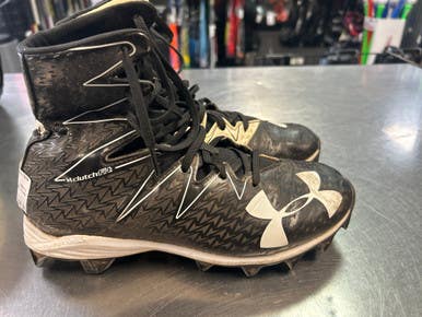 Used Under Armour Adult FB Cleats Black Senior 7 11868-S000064048