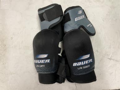 Used Bauer SUPREME 1000 Senior Elbow Pads Black And Grey LG 11855-S000188277
