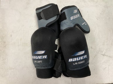 Used Bauer SUPREME 1000 Senior Elbow Pads Black And Grey LG 11855-S000188277