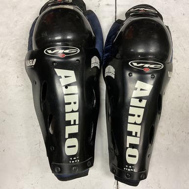 Used Vic 950 PRO Senior Shin Guards Black And Navy Blue 14" 11855-S000188273