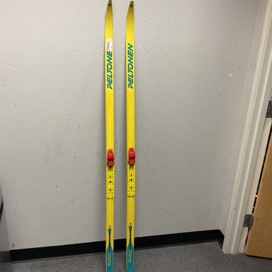 Used PELOTONEN SONIC Boys XC Ski/Binding Yellow 160 cm 11855-S000188234
