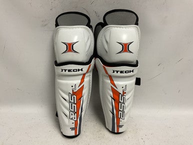 Used Itech 255TL Junior Shin Guards Black/Orange/White 13" 11855-S000188184