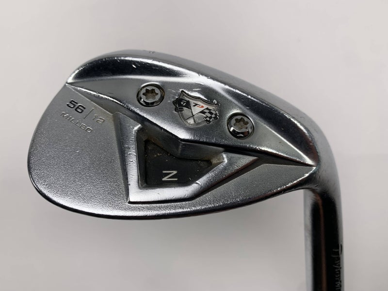 TaylorMade Rac TP Z Groove Black Wedge 56* 12 Bounce KBS Hi-Rev Wedge Steel RH