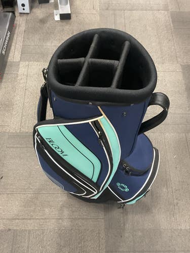 Used Cleveland BOOM Womens Stand Bag Navy Blue 11614-S000217725