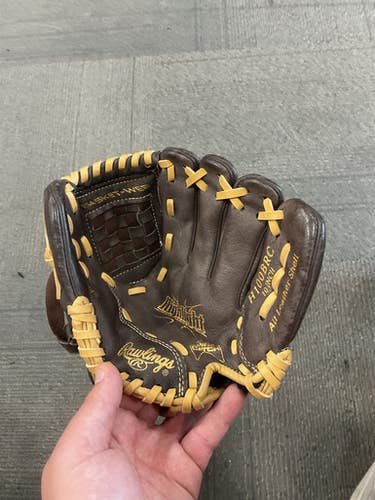 Used Rawlings HIGHLIGHT SERIES H150BRC BB/SB Glove RH Throw Brown 10" 11614-S000217651