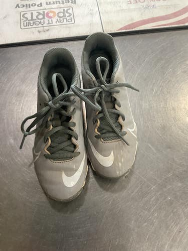 Used Nike DIAMOND BB CLEATS BB/SB Cleats Grey Junior 01 11614-S000217598