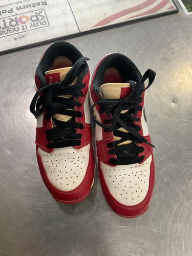 Used Nike NIKE AIR JORDAN RETRO 10 RED BB/SB Cleats Red Junior 04 11614-S000217597