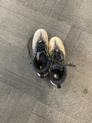 Used Under Armour LAX Cleats Mens Black Senior 8.5 11614-S000217565