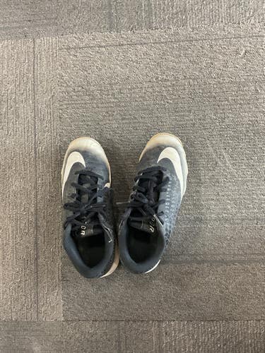 Used Nike VAPOR BB/SB Cleats Black And White Junior 02 11614-S000217441