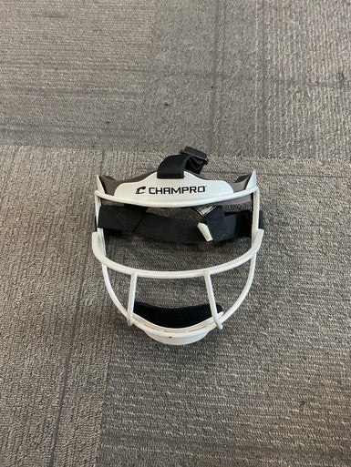Used Champro FIELDERS MASK BB/SB Fielders Mask White One Size 11614-S000217430