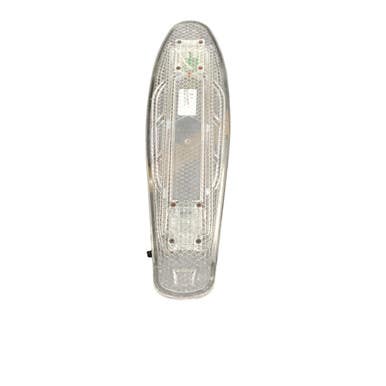 Used LIGHT UP RETRO Complete Skateboard White 7" 11479-S000399156