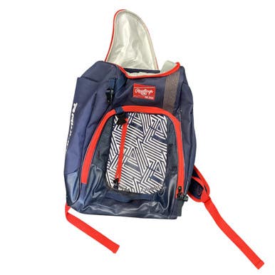 Used Rawlings BACKPACK BB/SB Player Backpack Navy Blue 11479-S000399161