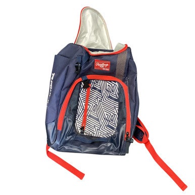 Used Rawlings BACKPACK BB/SB Player Backpack Navy Blue 11479-S000399161
