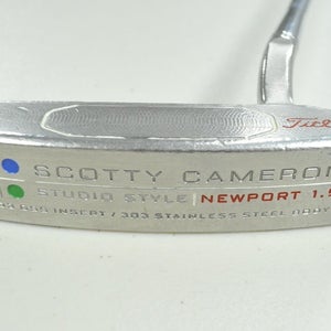 Titleist 2005 Scotty Cameron Studio Style Newport 1.5 35" Putter RH # 197199