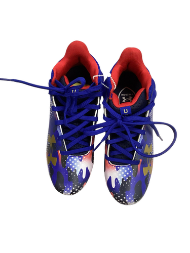 Used Under Armour Jr FB Cleats Royal Blue Junior 01 11613-S000164160